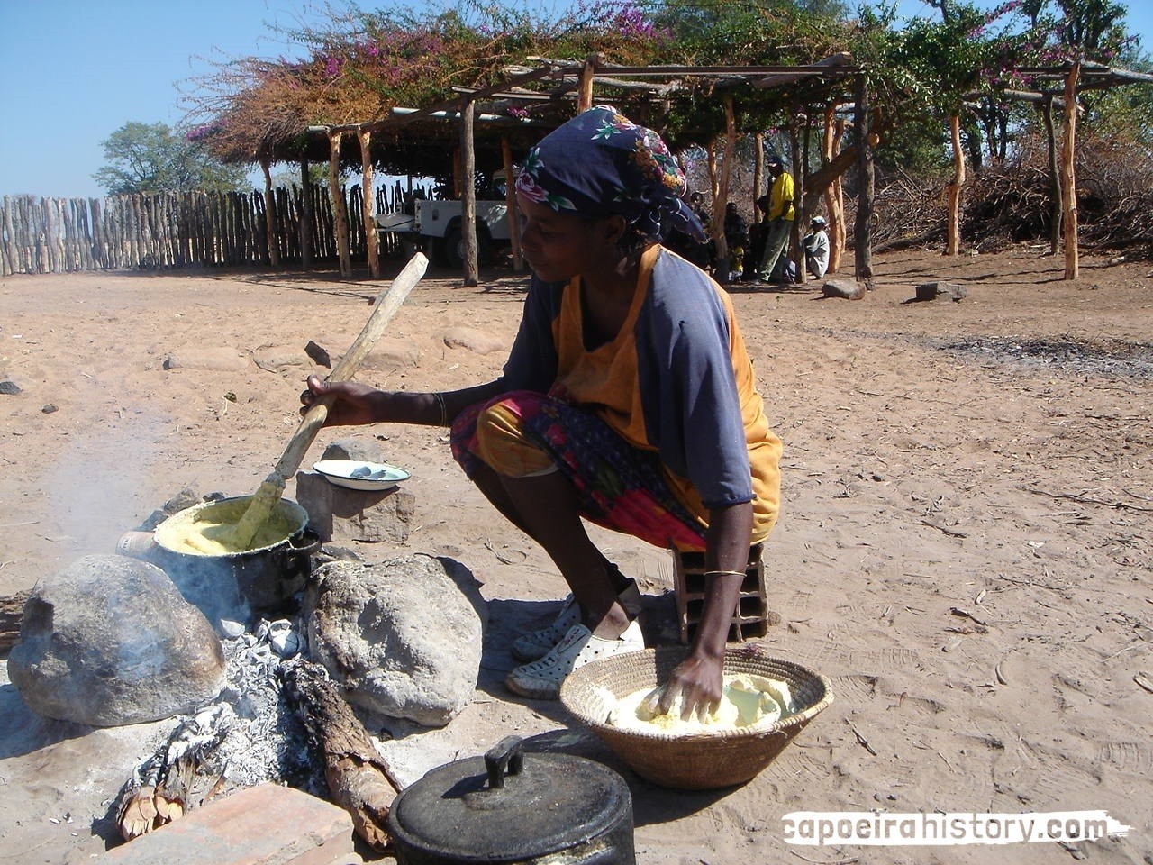 Nn Visão Nyaneka Nkhumbi Cozinhando Marca