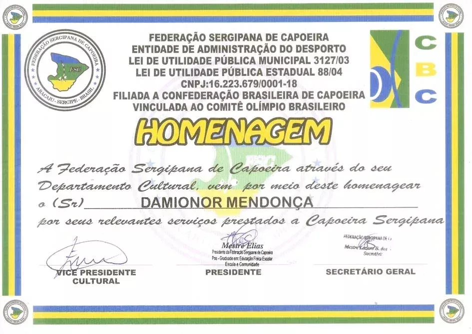 Mestre Mendonça Master Mendonça