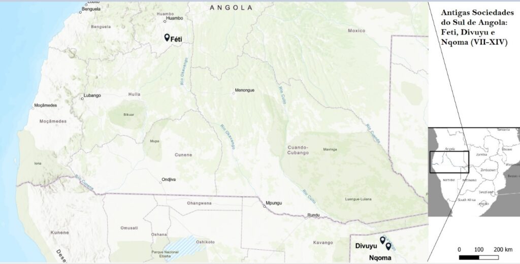 Mapa Sul De Angola Antigas Sociedades