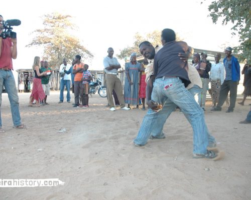 Richard Pakleppa filming Ondjambo (Quiteve 2011)