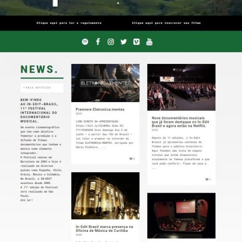 Exibição do filme no CineSesc, Cine Olido, CSP, Cinemateca Brasileira